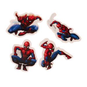 Spiderman Viskelædere 4 stk. Blå/Rød/Sort alt image