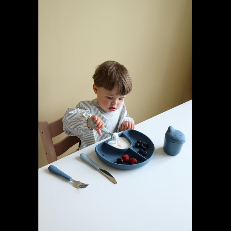 Cam Cam Copenhagen Hagesmæk m/ ærmer Stribet 3