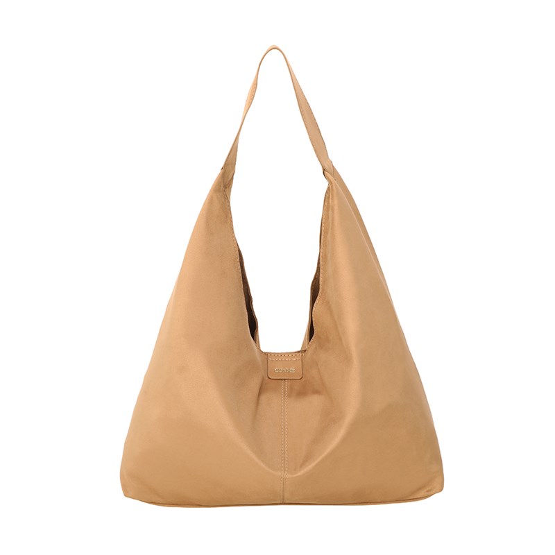 Conmé Skuldertaske Kylie Suede Camel 13" 1