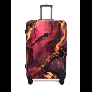 Aries Travel Resväska Seattle 75 Cm Lila/rosa