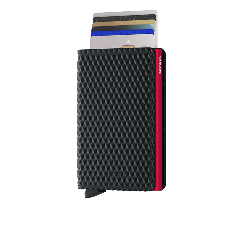 Secrid Slimwallet Svart/Röd 2