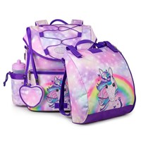 JEVA Skolväska Intermedi Unicorn Lila 1