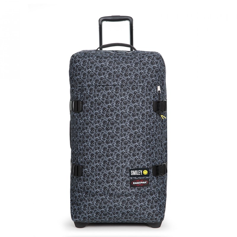 Eastpak Kuffert Tranverz Sort/hvid mønster Str M 1