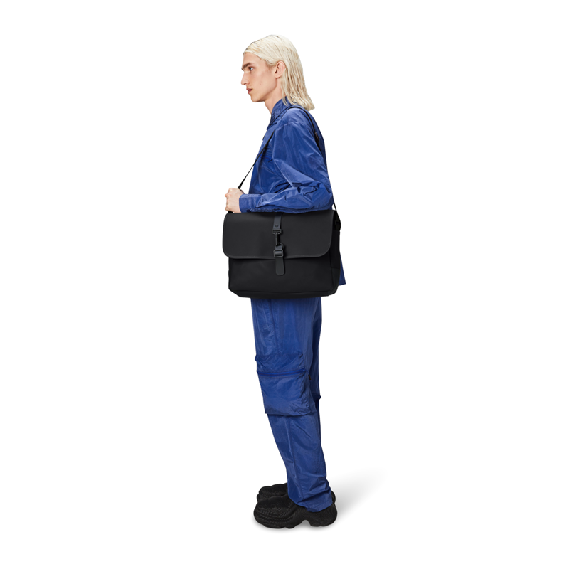 RAINS Skuldertaske Messenger Bag  Sort 16" 2