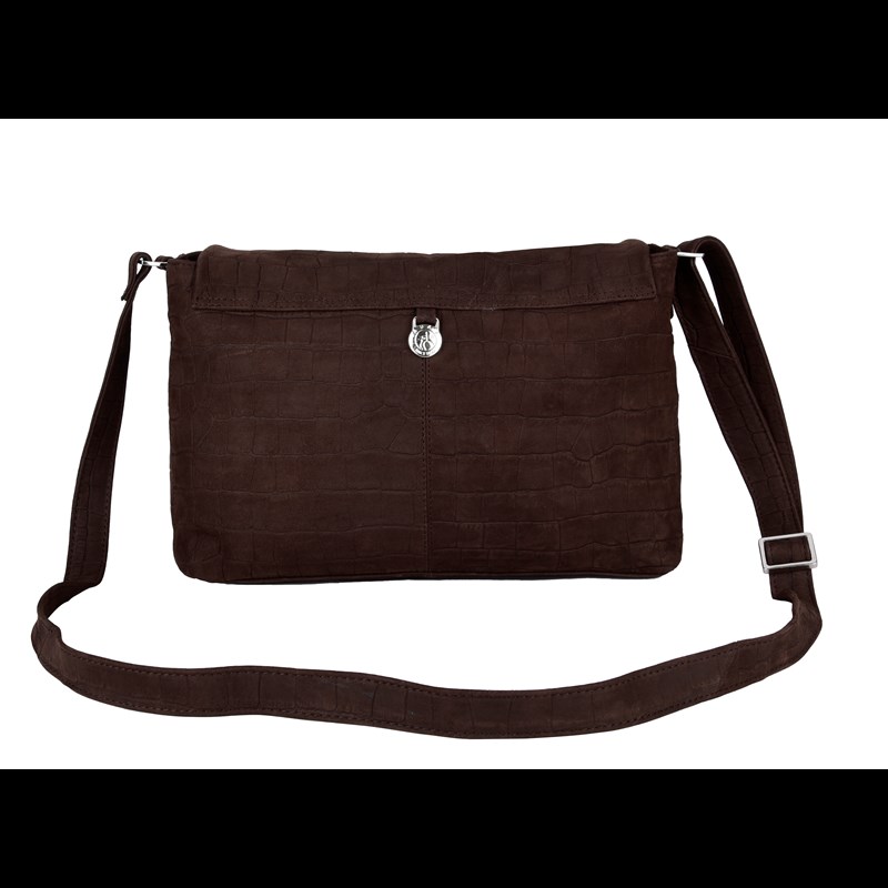 Adax Axelväska Kelly Capri Brun/röd 3