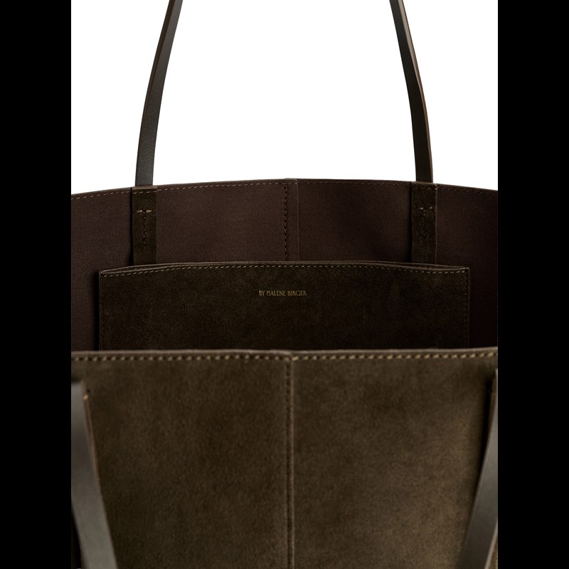 By Malene Birger Shopper Abilla Suede  M. Brun 3
