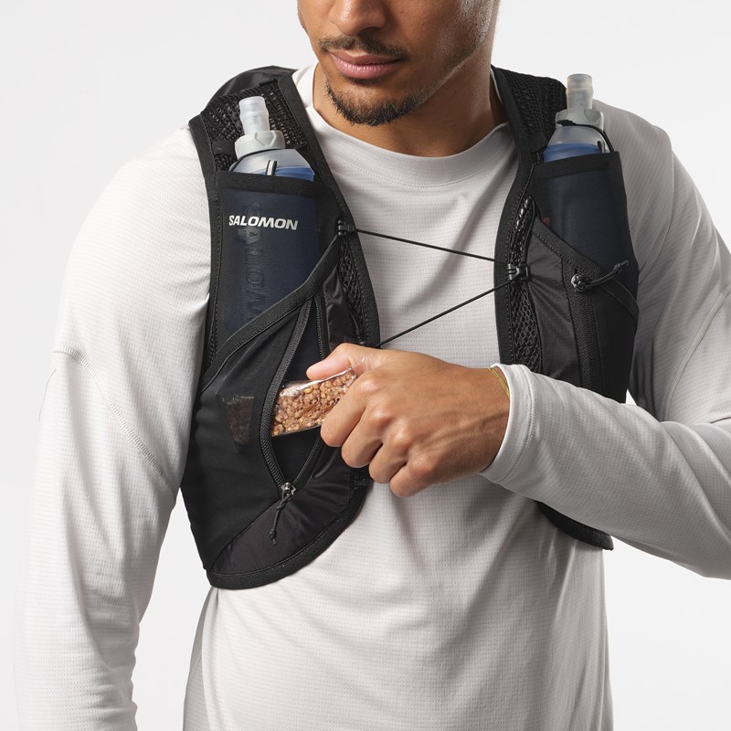 Salomon Løbevest Active Skin 12 Sort Str L 7