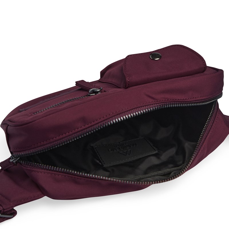MARKBERG Midjeväska Darlambg Monochrome Bordeaux 3