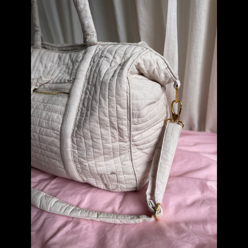 Viild Weekendtaske Quiltet Sand 2