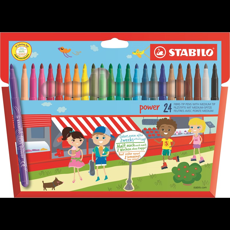 STABILO Tuscher Power 24-pack Multi