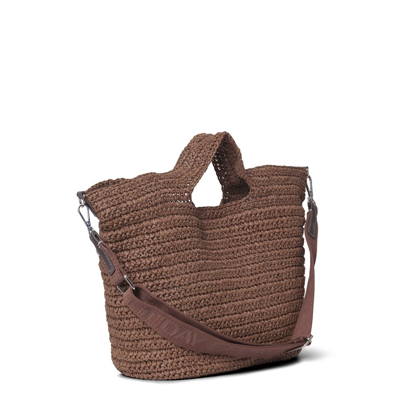 DAY ET Shopper Day LB Straw Cross Brun 2