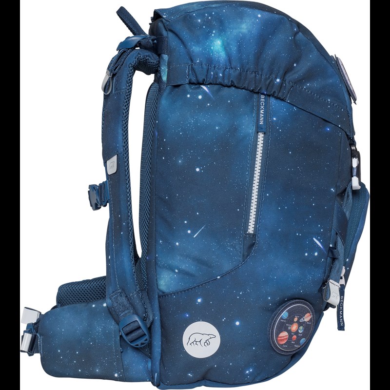 Beckmann Skolväska Classic Maxi Space Blå med rymd 3