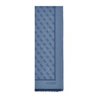 Guess Scarf Jacquard Blå 1
