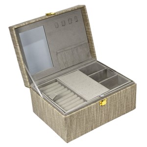 Conmé Smykkeskrin Lurex stor Beige alt image