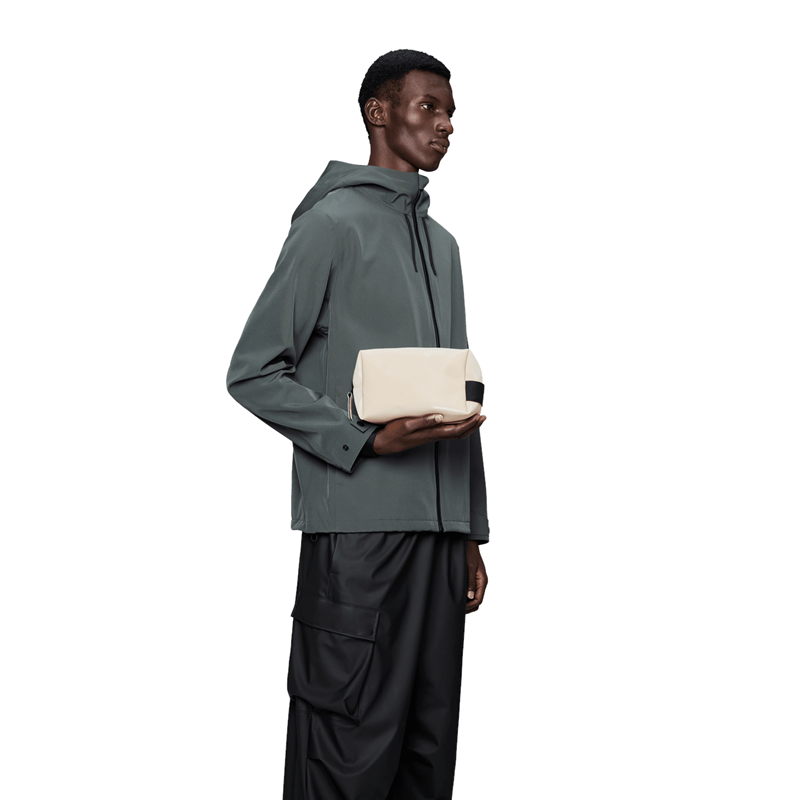 Rains Necessär Wash Bag S Sand/brun 4