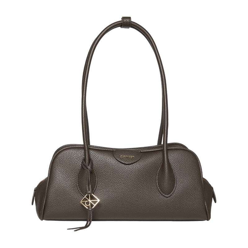 Calvin Klein Skuldertaske Emblem Trio Brun 1