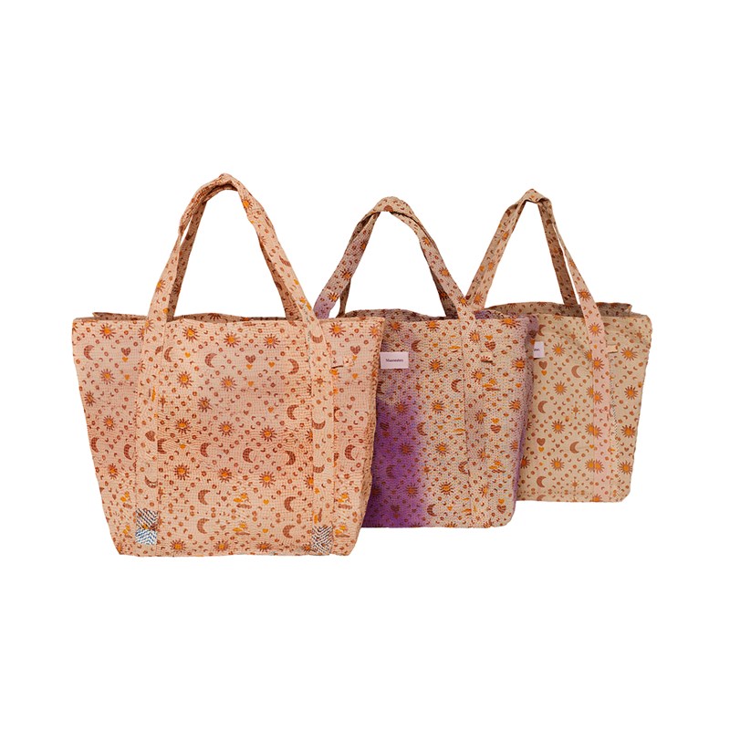Maanesten Totebag Kalinda Orange brun 4