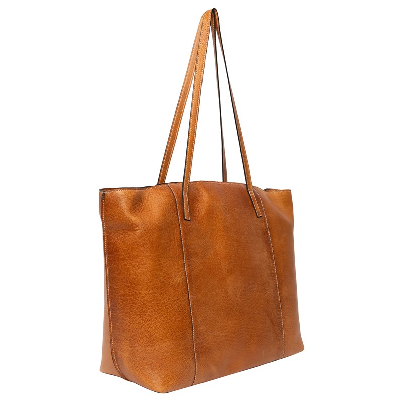 RE:DESIGNED Shopper Malou Big Cognac 2