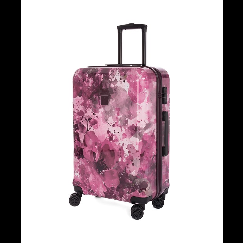 Aries Travel Kuffert Seattle Pink mønstret 66 Cm 2