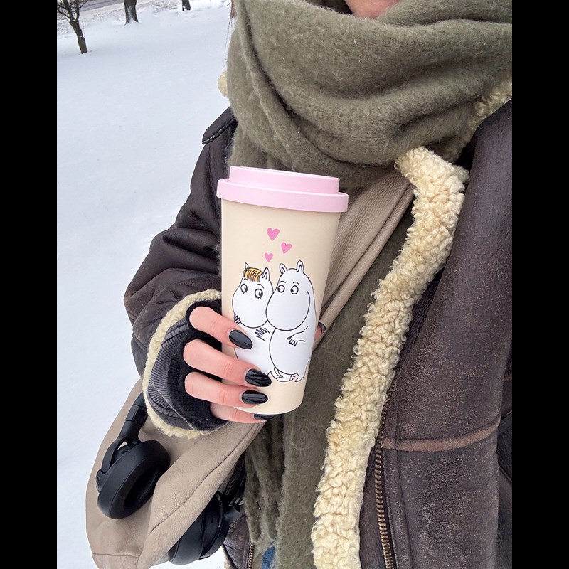 Nordic Buddies Takeaway mugg Mumintrollet  Beige 2