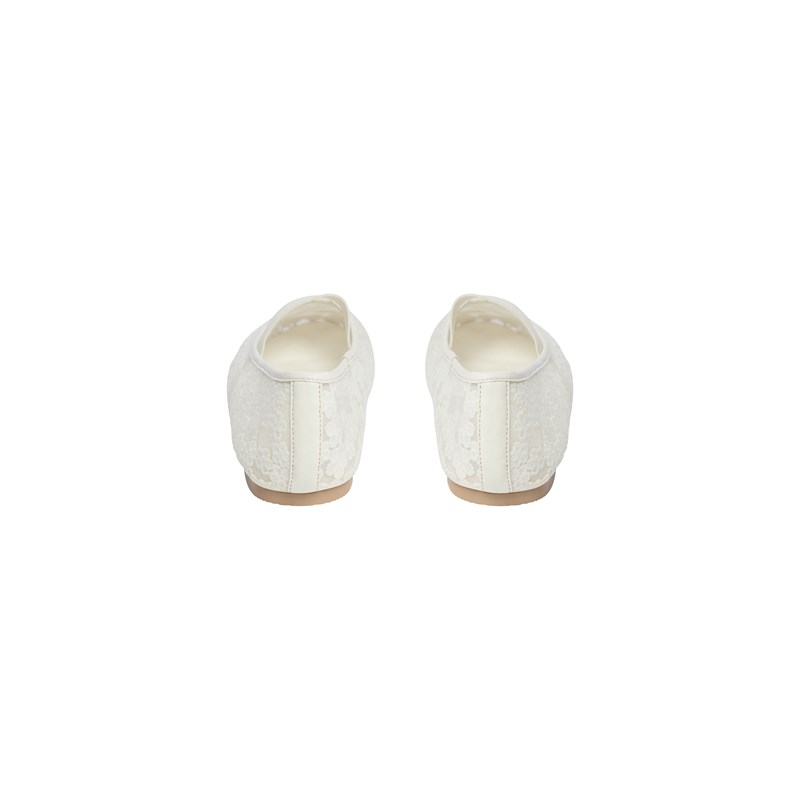 Sofie Schnoor Ballerina Skor AginySY Naturvit Str. 34 4