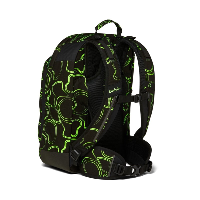 Satch Skoletaske Air Green Supreme Grøn mønster 7