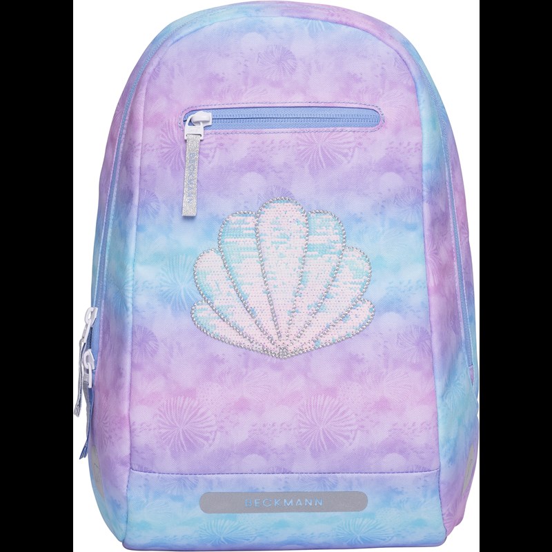 Beckmann Skolväskeset Classic Seashell ljusblå/lila 7