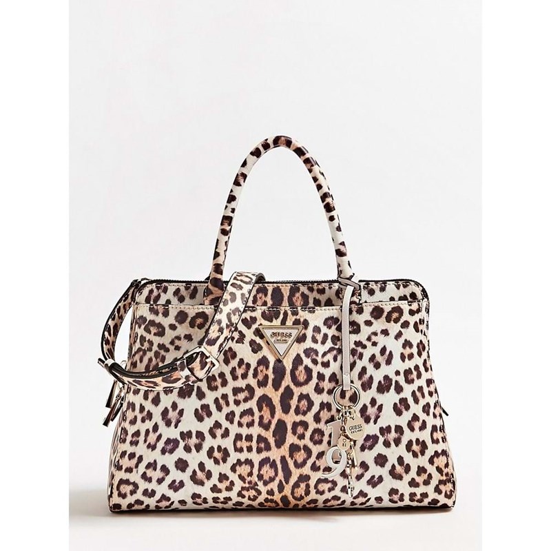 Guess Håndtaske Maddy Girlfriend  Leopard