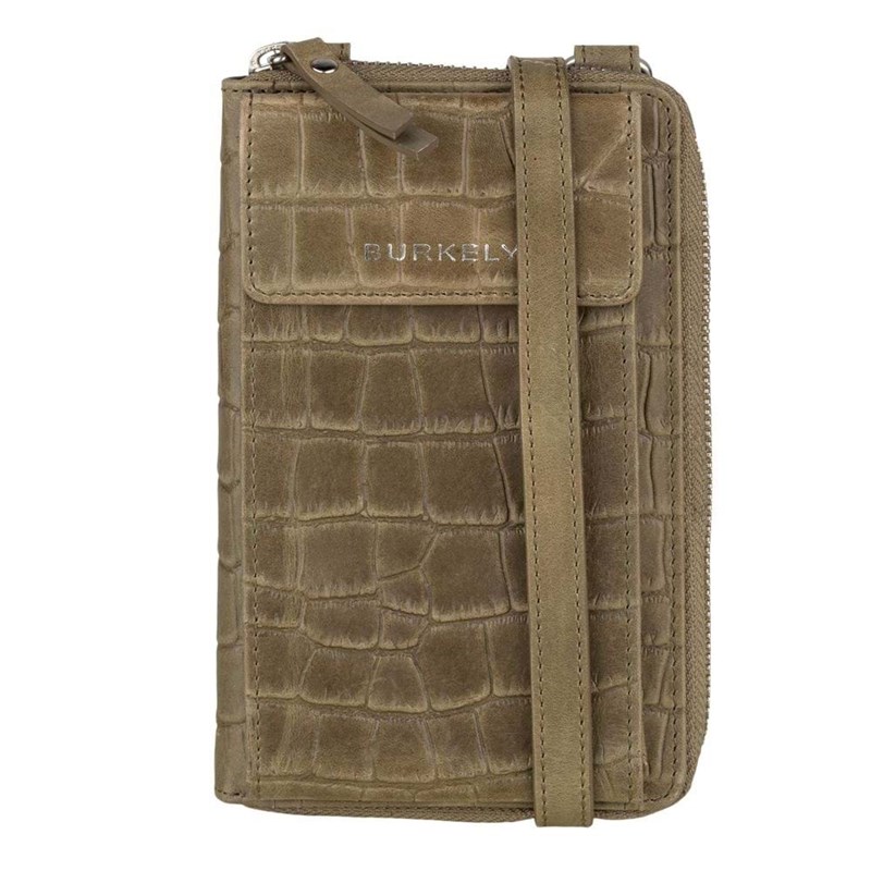 Burkely Mobiltaske Croco Caia Grøn 1