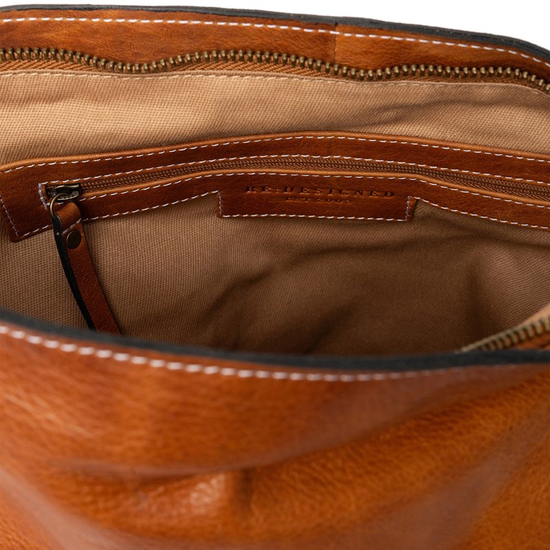 RE:DESIGNED Crossbody Heda Big Cognac 6