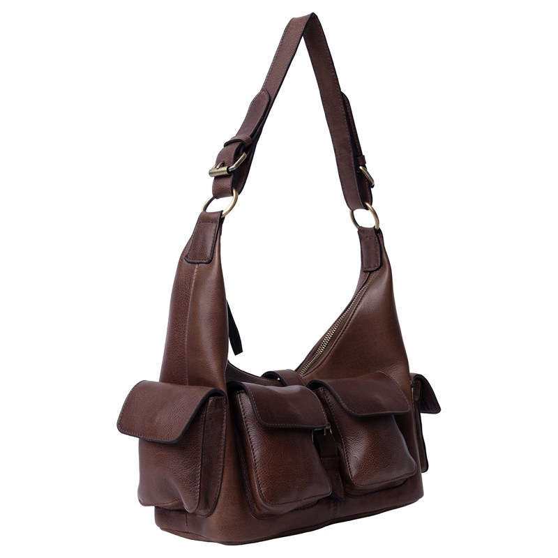 RE:DESIGNED Skuldertaske Solvej Medium M. Brun 3