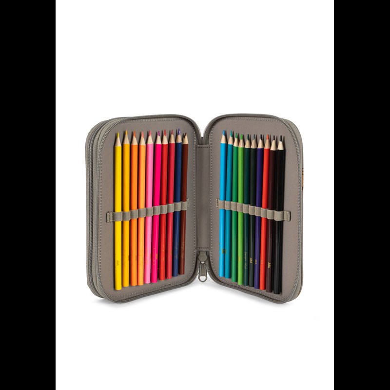 Konges Sløjd Penalhus Clover Tiger Oak Brun/grøn 4