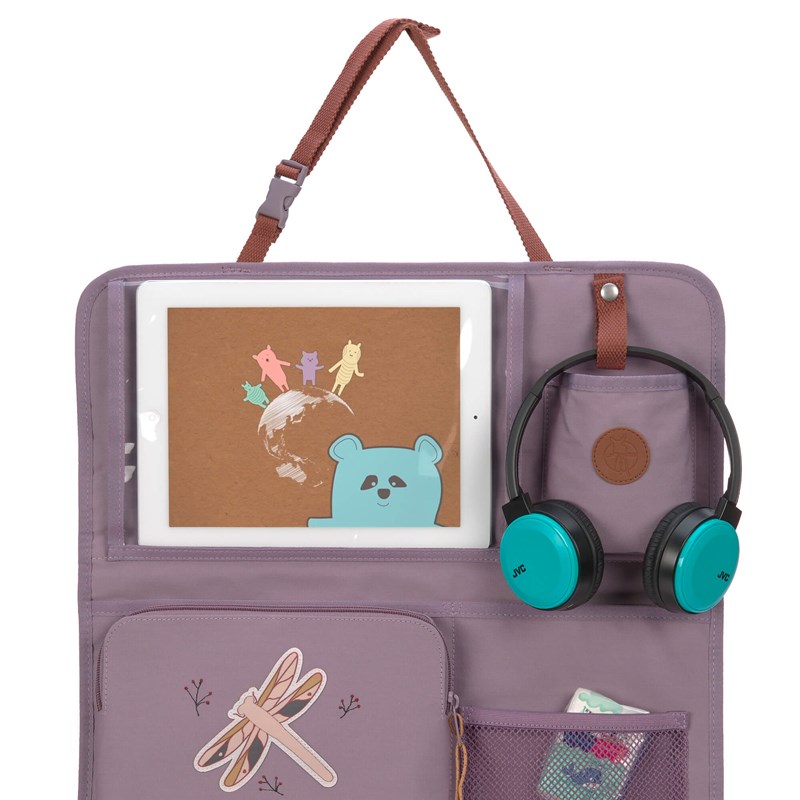 LÄSSIG Taske til bagsædet  Lilla 4