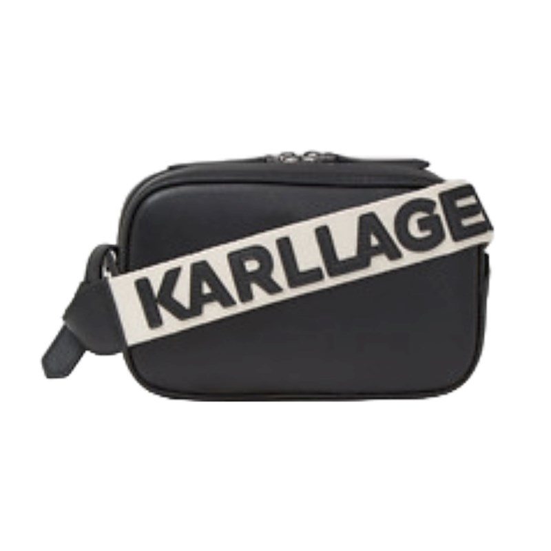 KARL LAGERFELD Crossbody Circle Svart 3