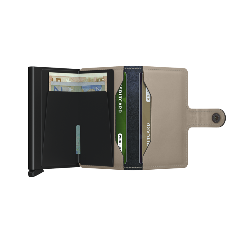 Secrid Kortholder Mini wallet Beige/grå 3