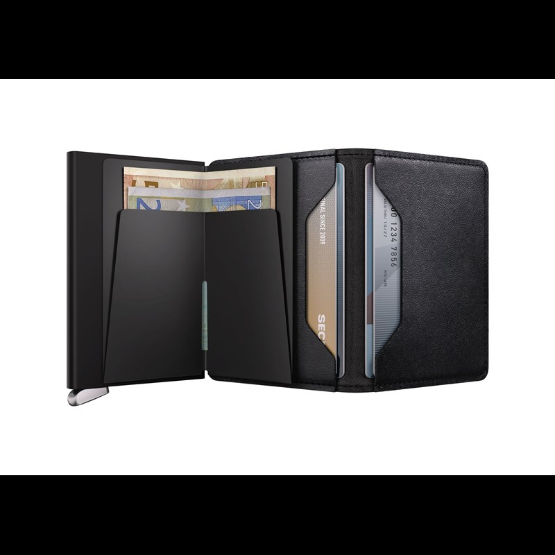 Secrid Slimwallet Emboss Lines Svart 2