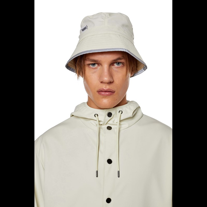 Rains Regnhat Bucket Hat Reflective Beige Str S/M 3