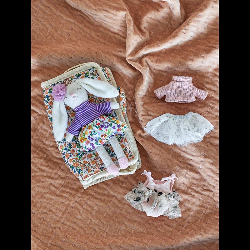 Bloomingville Docka Milly Lila/vit/rosa 5