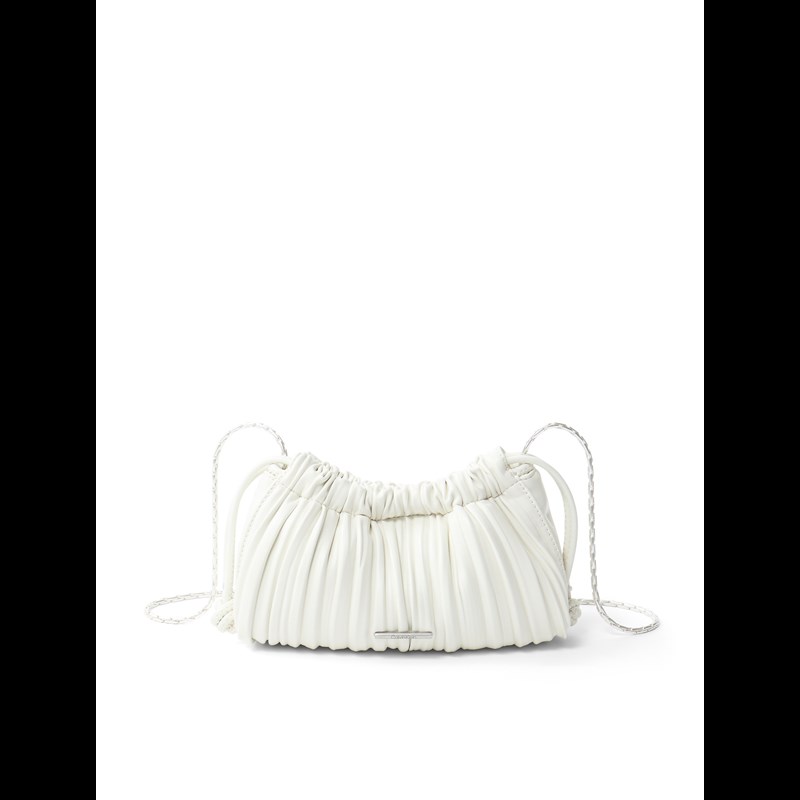 Calvin Klein Crossbody Drawstring Plisse Khaki 1