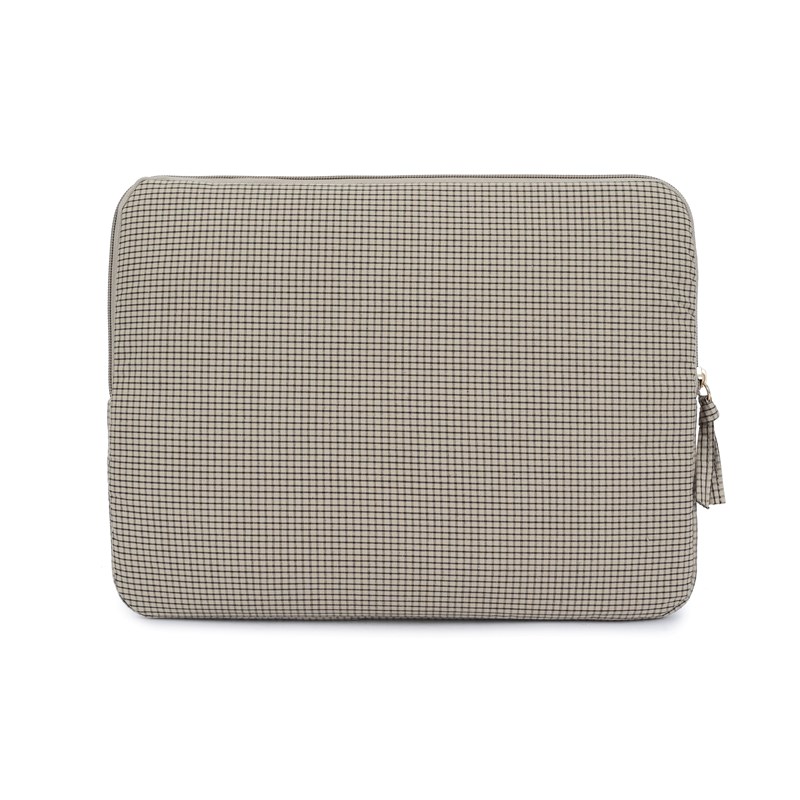 Conmé Datorfodral petit check Sand 14" 3