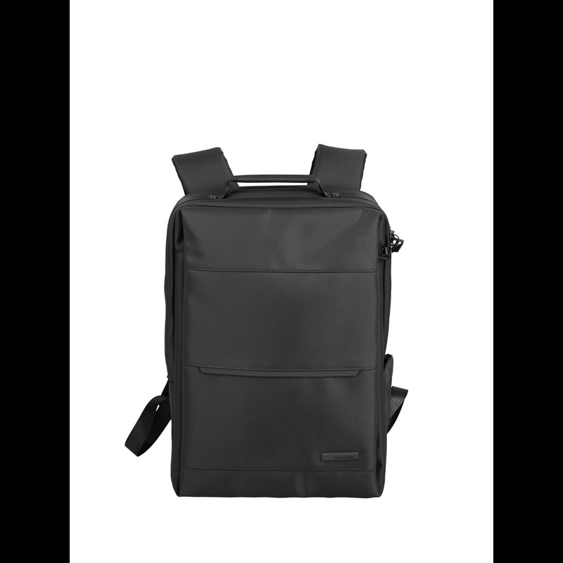 travelite WORKFLOOW backpack M, black Svart 15" 2