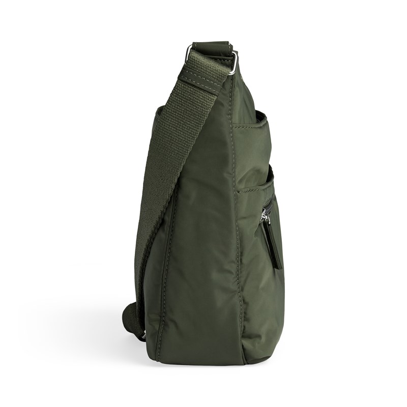 Aura Crossbody Bari Recycled Mørk grøn 3