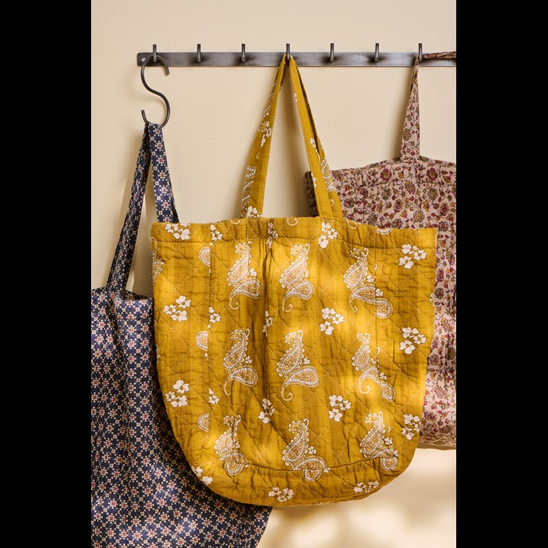 Ib Laursen Shopper Quiltet Karry gul 2