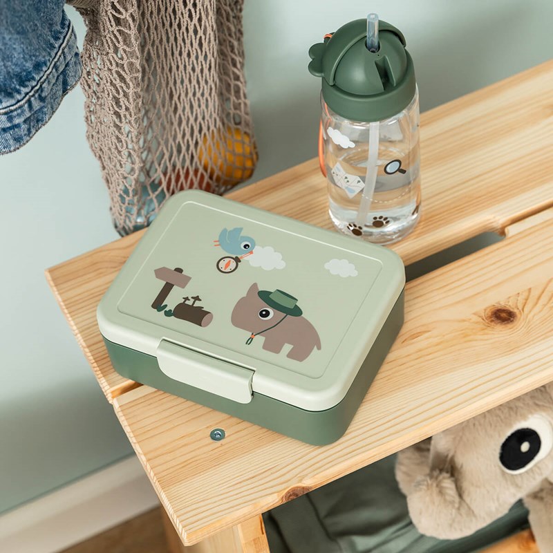 Done By Deer Matlåda Tiny trails Grön 5