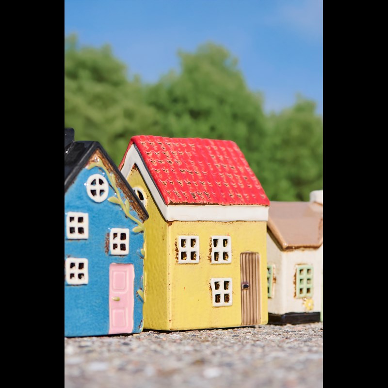 Ib Laursen Fyrfadsstage Hus Nyhavn Blå 5