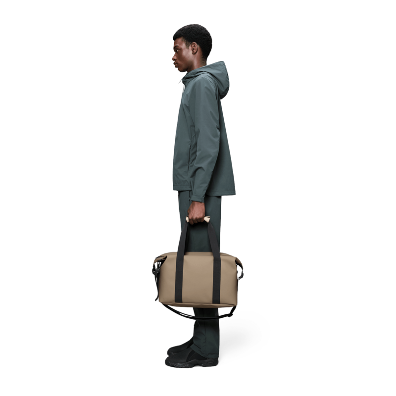 RAINS Rejsetaske Hilo Weekend Bag S Beige 2