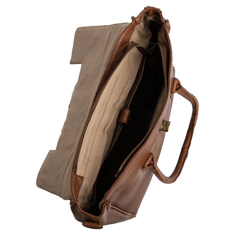 RE:DESIGNED Skuldertaske Cate Big Brun 6