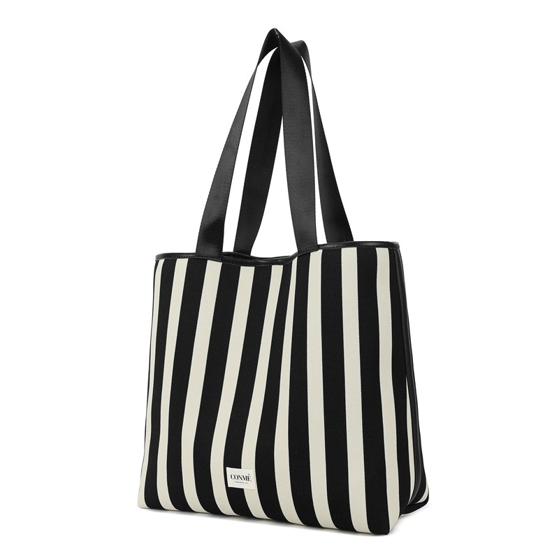 Conmé Shopper Kornelia Svart med rand 3