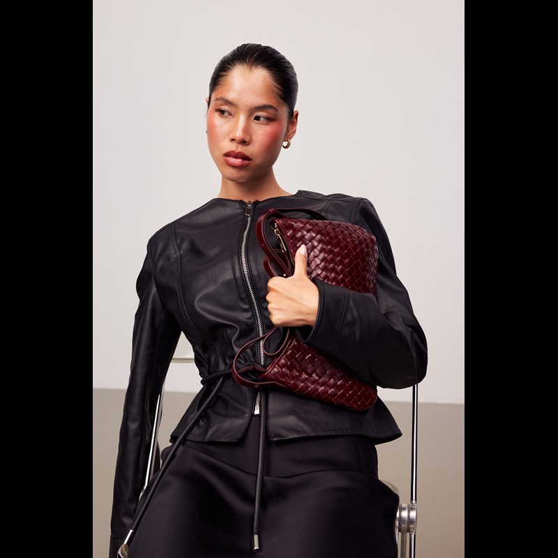 Adax Skuldertaske Lauren  Salerno Bordeaux 2