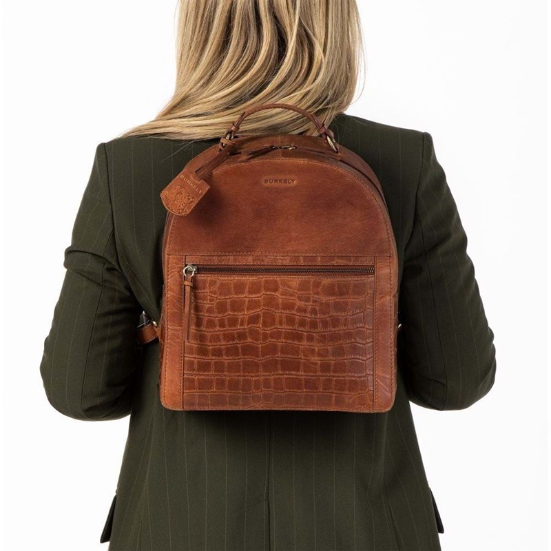 Burkely Rygsæk Croco Cassy Cognac 5